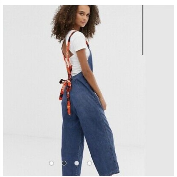 FREE PEOPLE JOYRIDE CROPPED DENIM JUMPSUIT - Picture 5 of 12